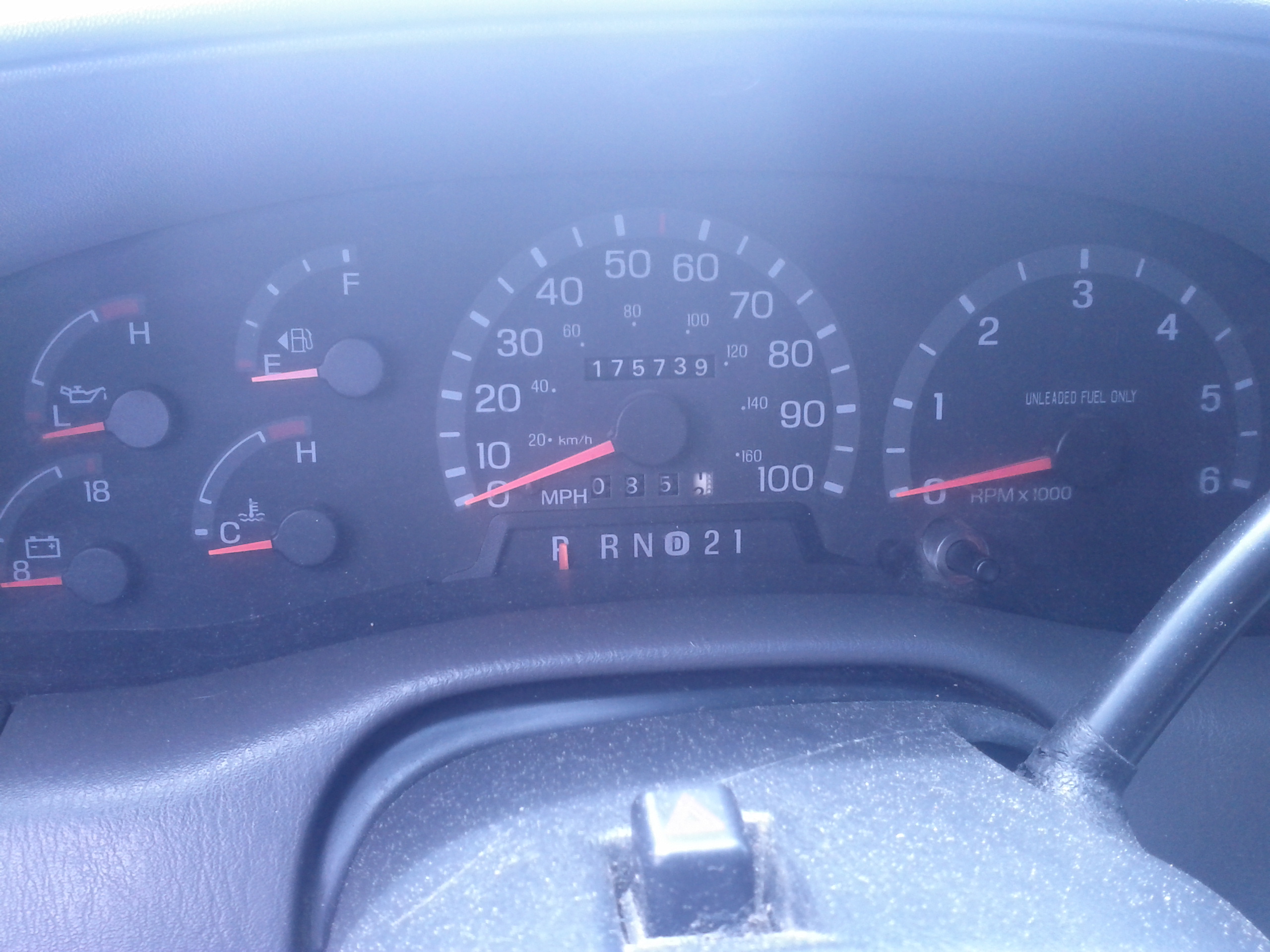 1997 Ford F150 Lariat dash