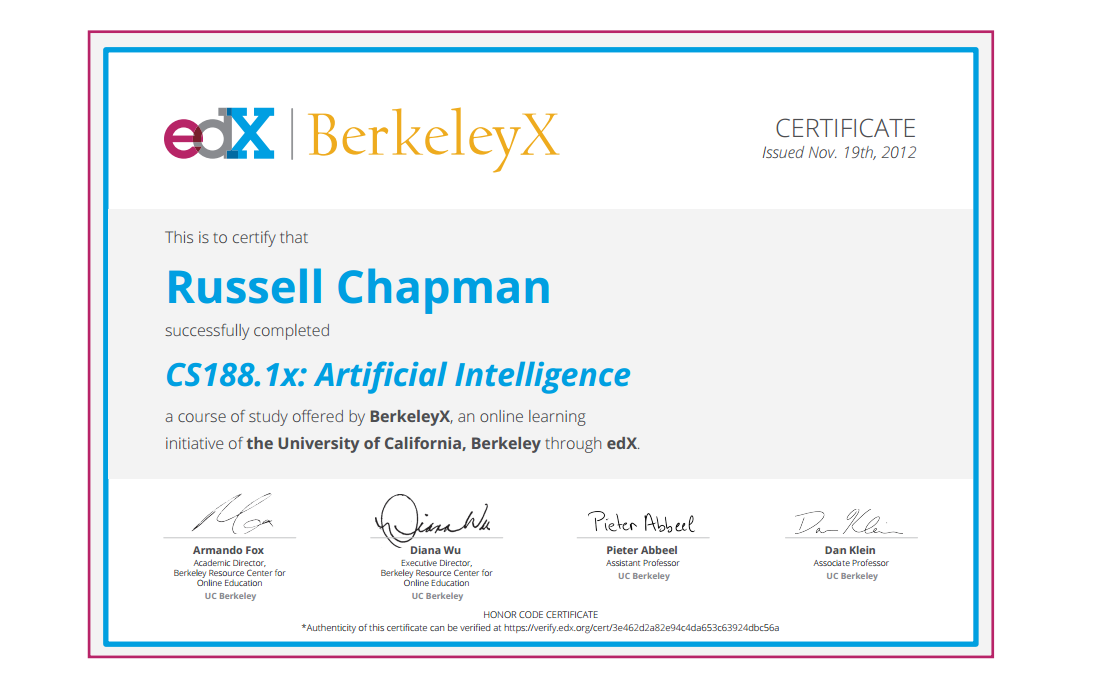 edX certification