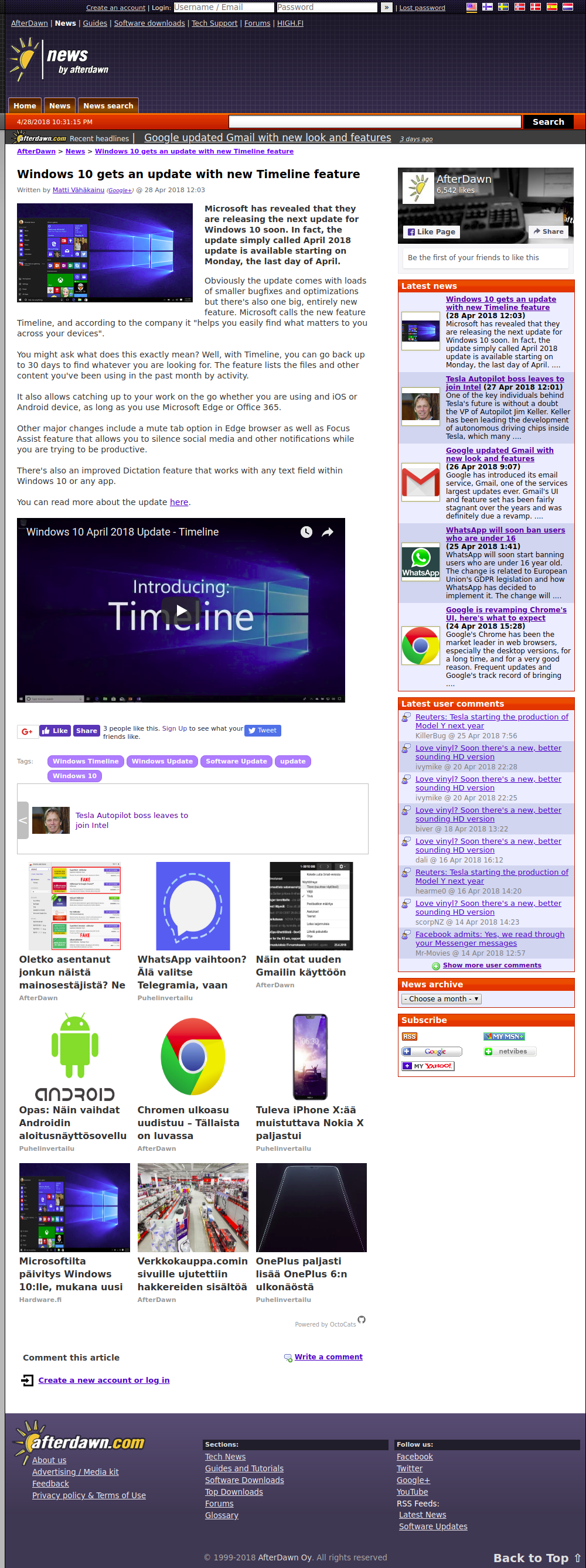 Taboola/Outbrain Clone Desktop