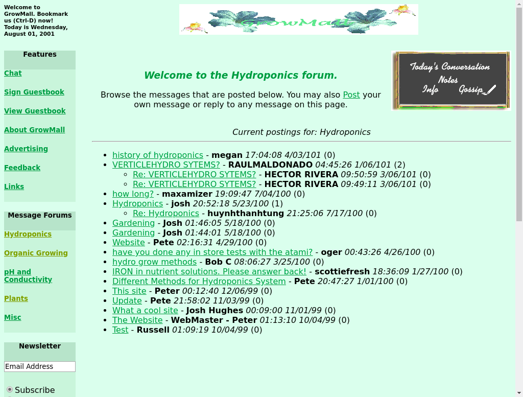 Growmall Forum