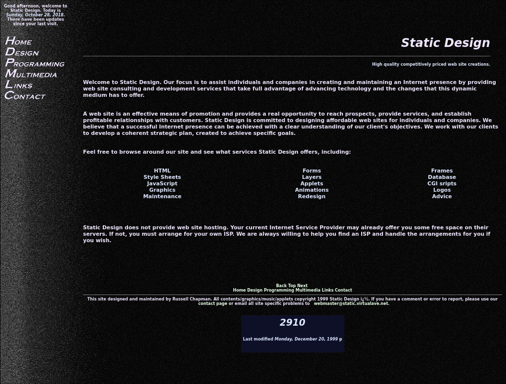Static Design